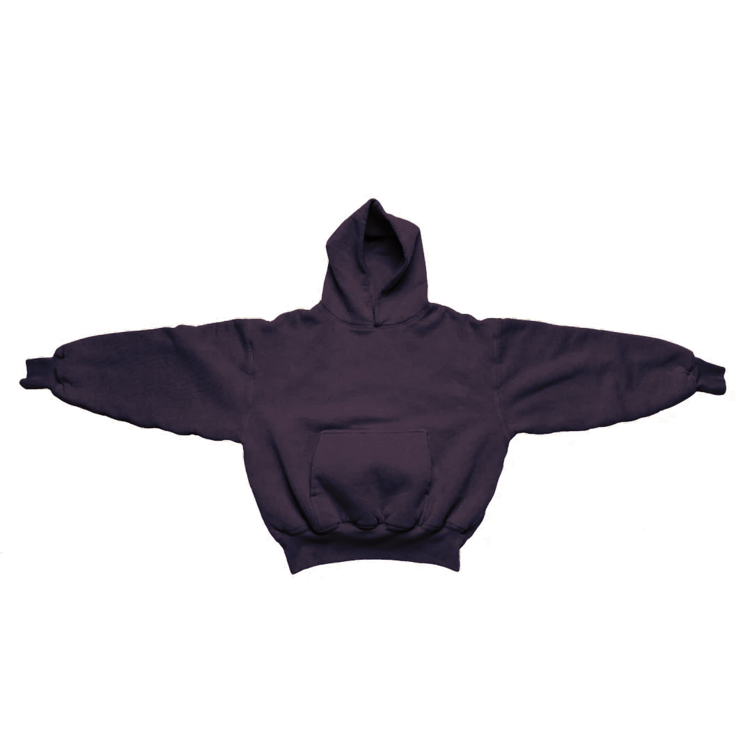 1800 GSM 'Plum' Hoodie with CRDLCK™