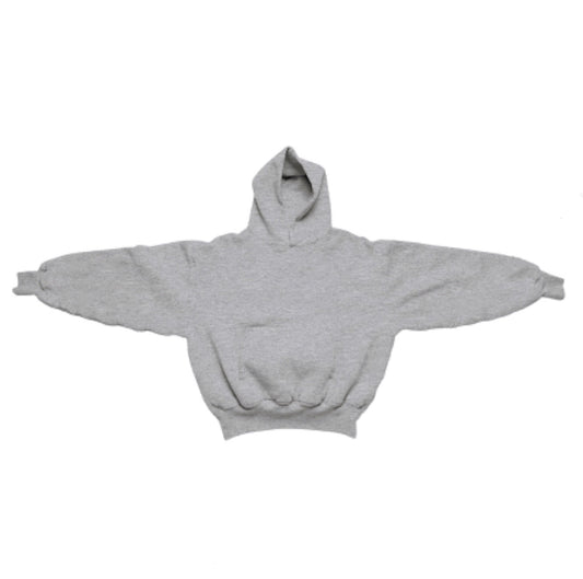 900 GSM 'Heather Gray' Hoodie with CRDLCK™clar