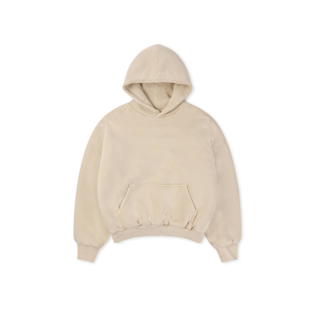 1000 GSM 'Cream' Double Hoodie