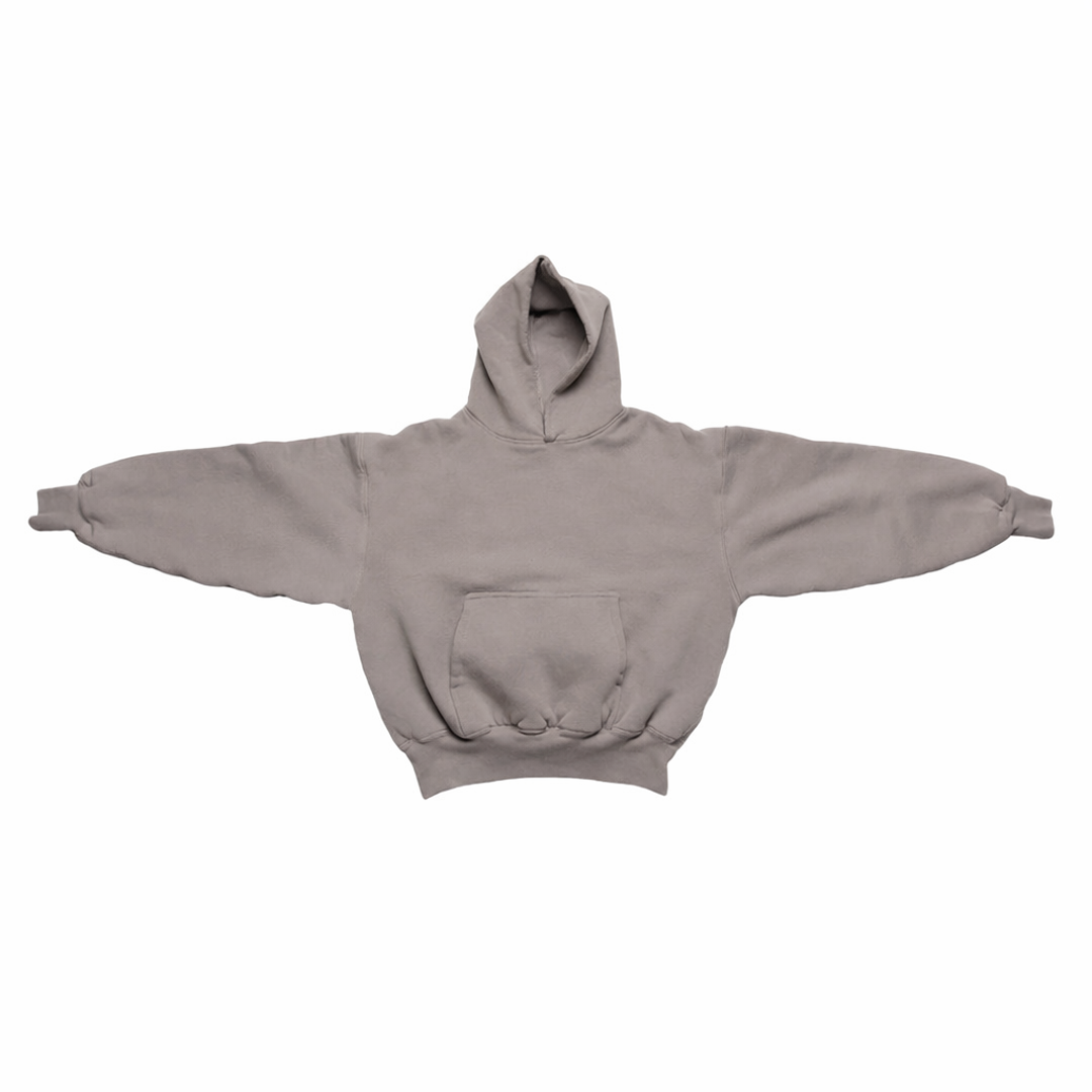 1800 GSM 'Hurricane Gray' Hoodie with CRDLCK™