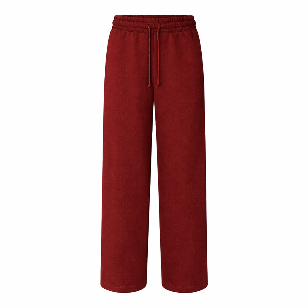 900 GSM 'Rusty Red' Straight-Leg Pants