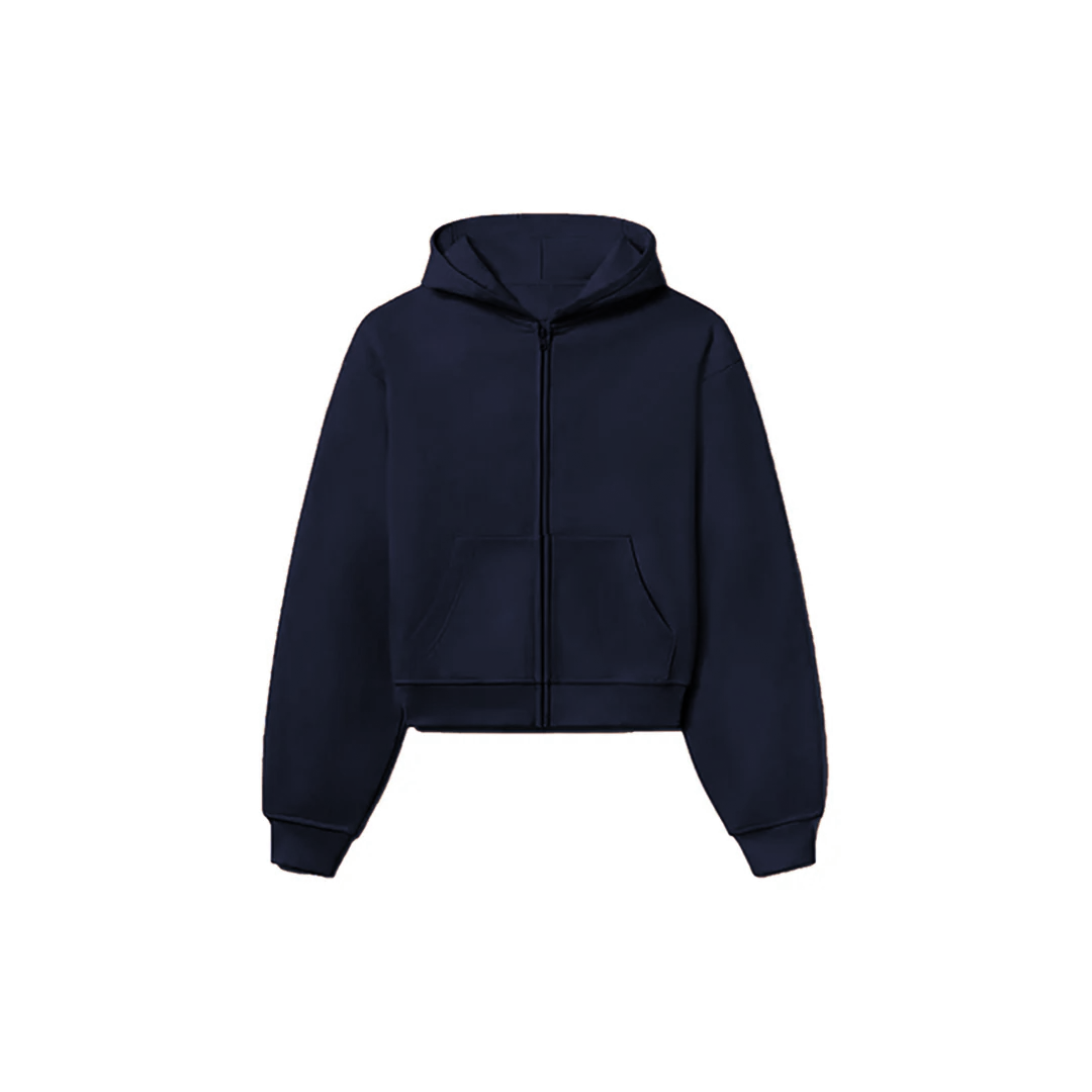 900 GSM 'Deep Sea' Zip-Up Hoodie