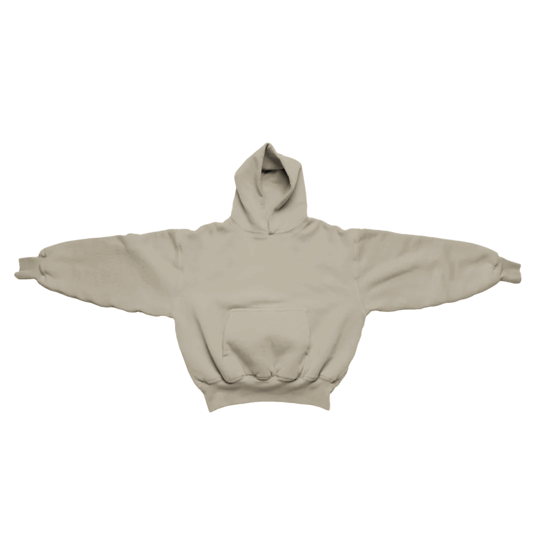 1800 GSM 'Smoky Ivory' Hoodie with CRDLCK™