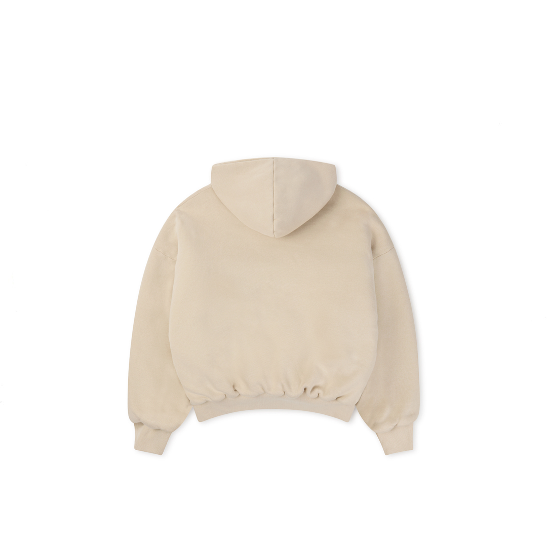 1000 GSM 'Cream' Double Hoodie