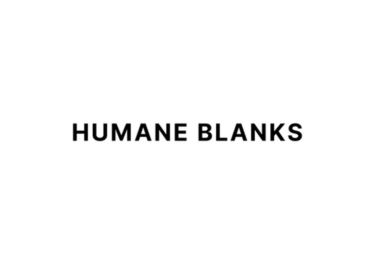 Humane Blanks Gift Card