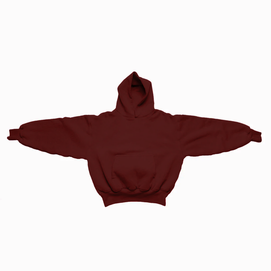900 GSM 'Maroon' Hoodie with CRDLCK™
