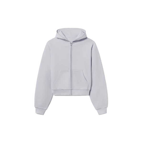 1800 GSM 'Cool gray' Zip-Up Hoodie – Humane Blanks 1800 GSM 'Cool gray' Zip-Up Hoodie – Humane Blanks