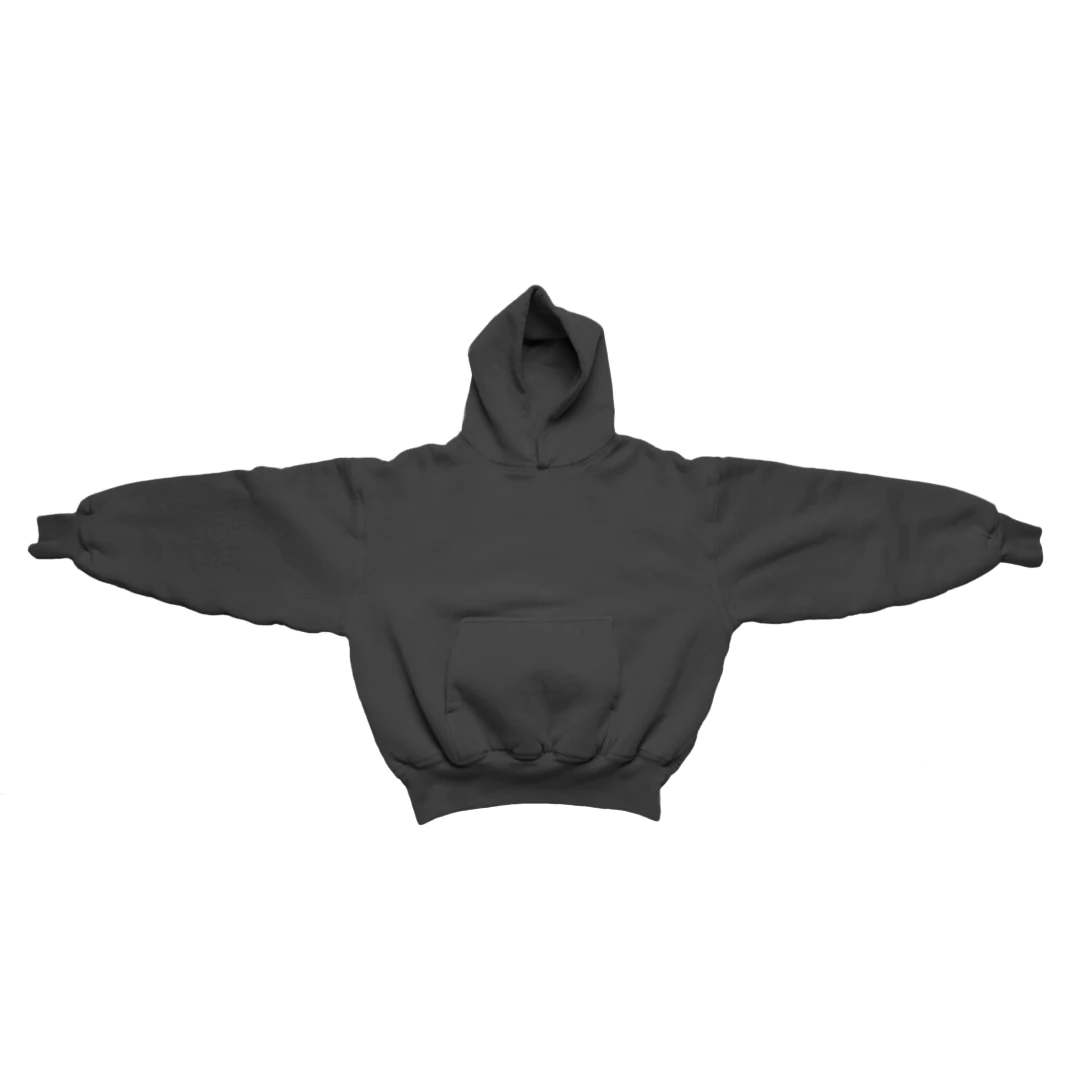 1800 GSM 'Anthracite' Hoodie with CRDLCK™