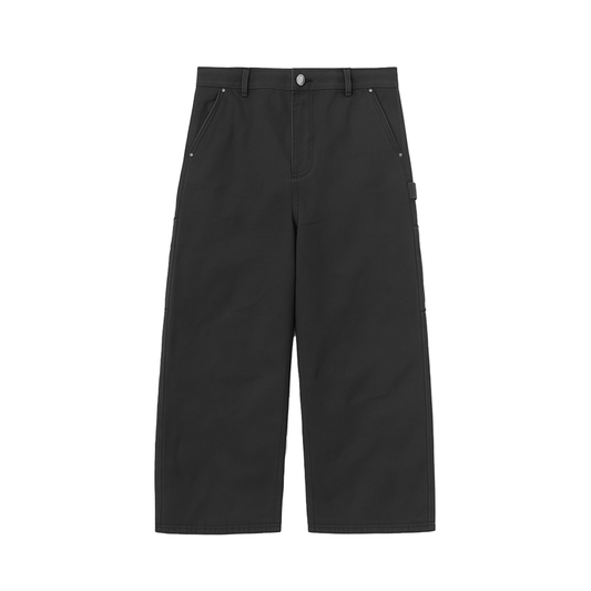 'Charcoal' Carpenter Pants