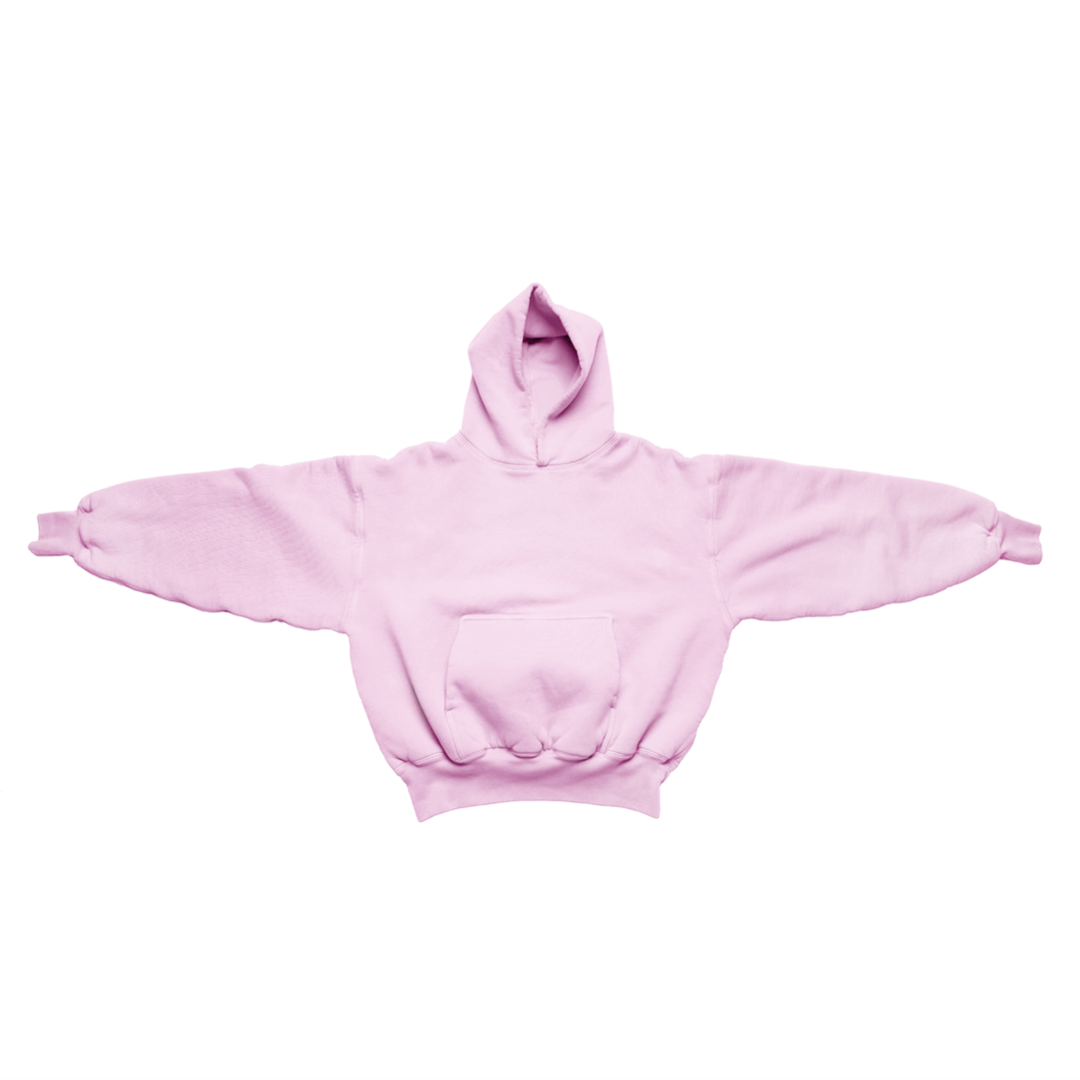 900 GSM 'Blossom Pink' Hoodie with CRDLCK™