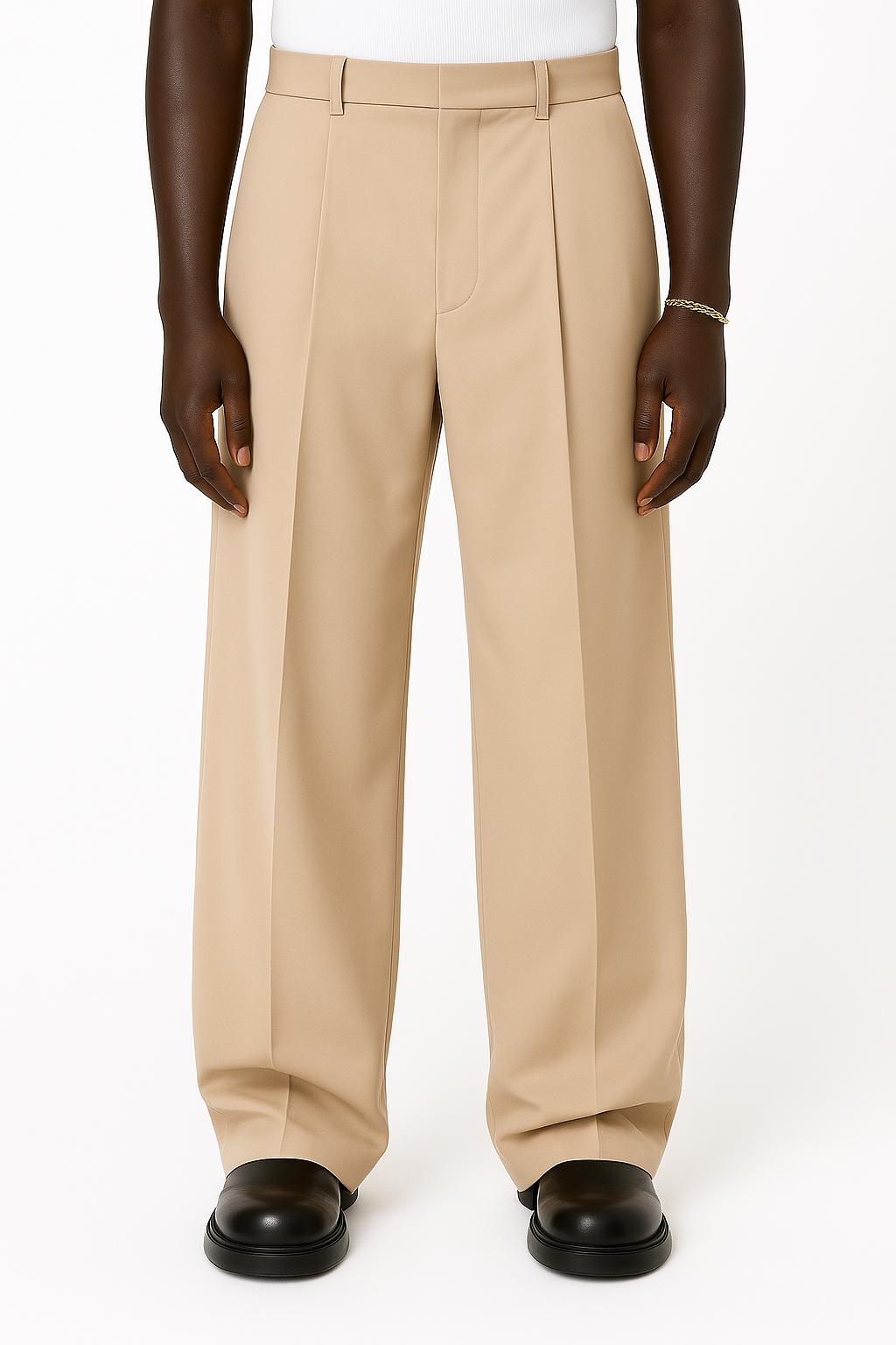 Nylon 'Khaki' Baggy Pants