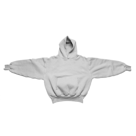 1800 GSM 'Cool Gray' Hoodie with CRDLCK™