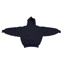 Load image into Gallery viewer, 900 GSM Black Knit Hoodie with CRDLCK™
