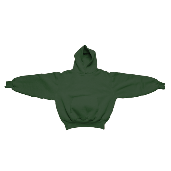 900 GSM 'Leaf Green' Hoodie with CRDLCK™ – Humane Blanks