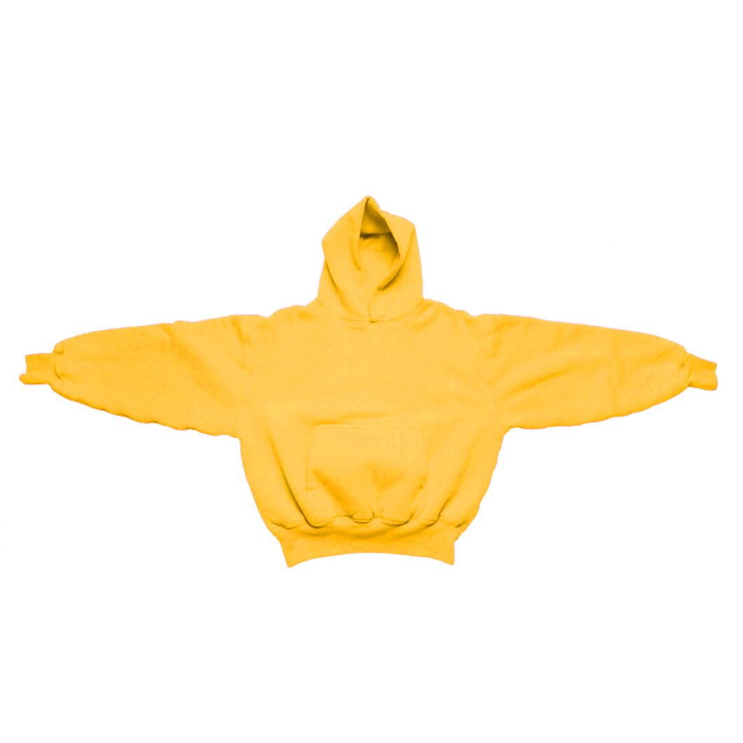1800 GSM Mustard Yellow Hoodie with CRDLCK™