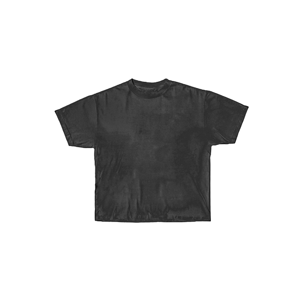 300 GSM Washed Black T-shirt