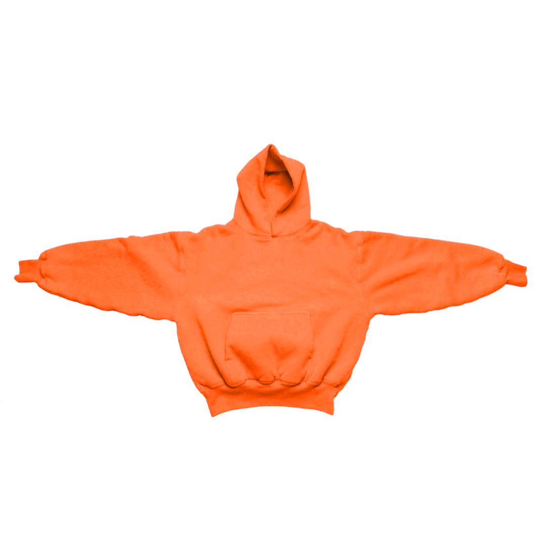 900 GSM 'Bright Cinnabar' Hoodie with CRDLCK™