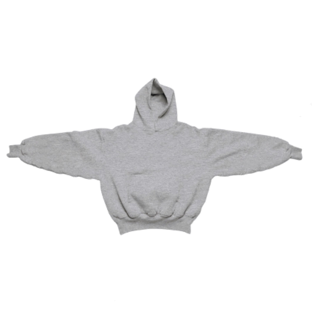 1800 GSM Heather Gray Hoodie with CRDLCK™