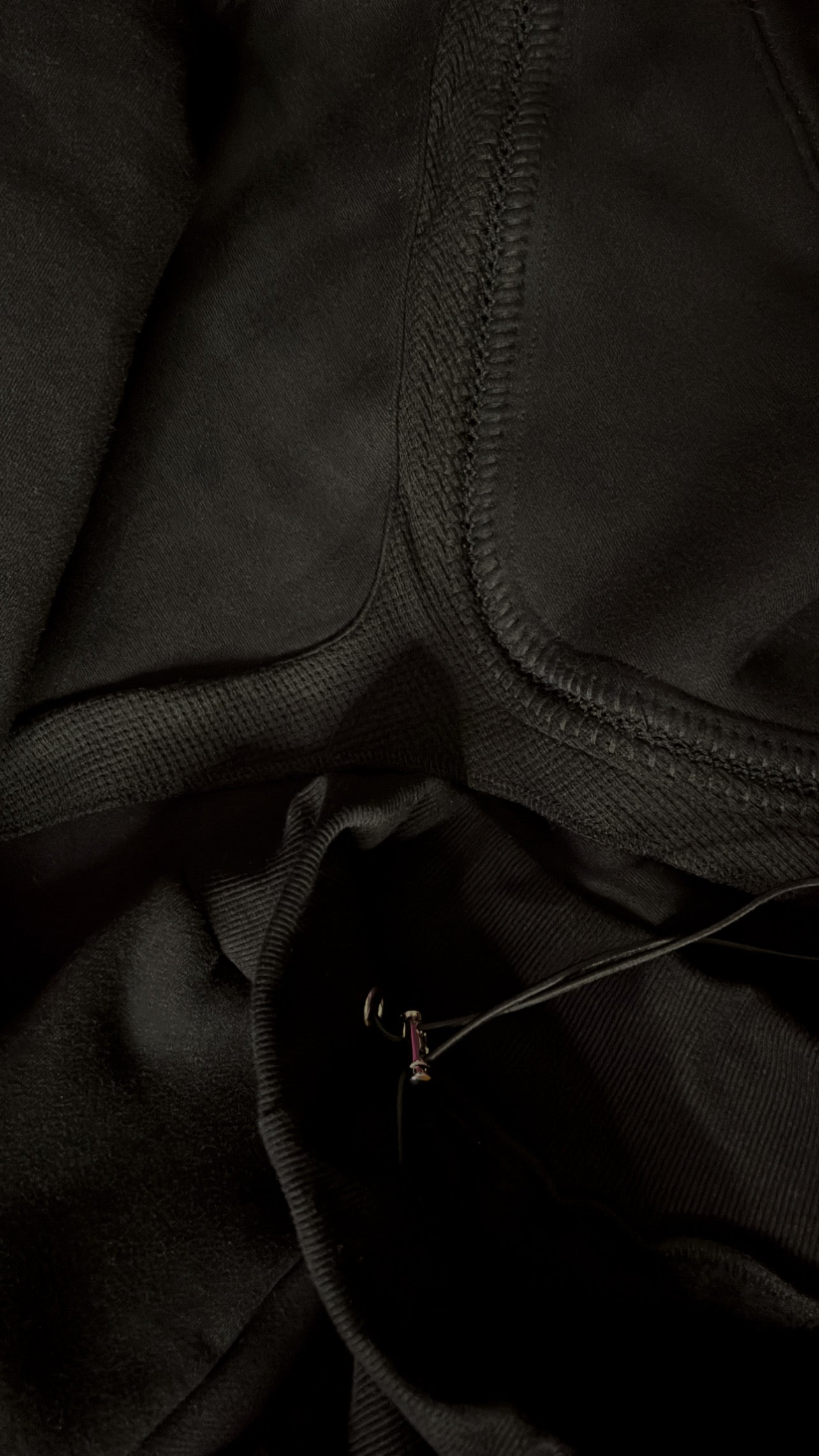 1800 GSM 'Black Knit' Hoodie with CRDLCK™